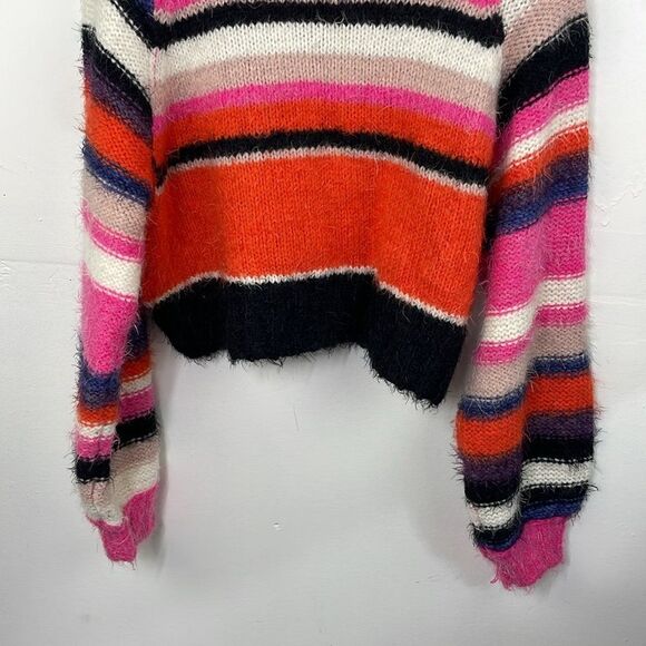 Free People Snowbird Sweater Multicolored Stripes size XS - Picture 10 of 16